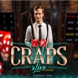 Live Craps logo – Live Casino by Evolution at Bison Casino