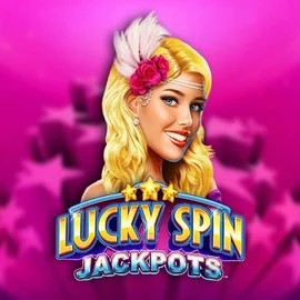 Lucky Spin Jackpots slot logo by Novomatic at Bison Casino