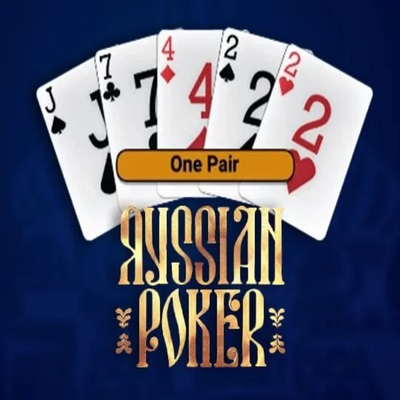 Russian Poker logo by OneTouch Games at Bison Casino
